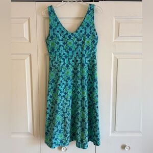 Fresh Produce Sleeveless Dress - Tile Play Olivia Deep Dive Blue
